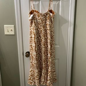 Never worn Anthropologie Hutch Floral Slim Midi Dress - Size Medium